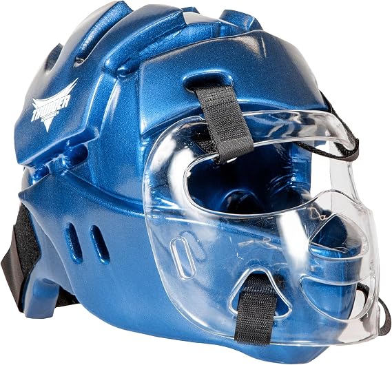 Karate Sparring Full Head Gear with face Shield