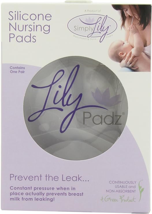 LilyPadz Reusable Silicone Nursing Pads Single Pair Regular Size