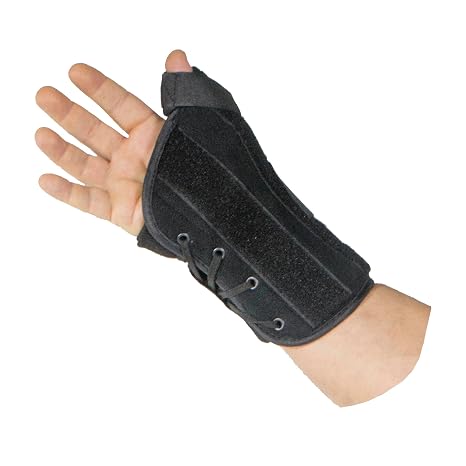 Alex Orthopedic Universal Left Hand Wrist Brace with Thumb Abduction Support for Carpal Tunnel, Sprains, and Strains - Adjustable Orthopedic Brace with Aluminum Stay for Wrist Stabilization