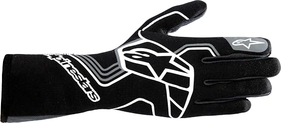 Glove Tech-1 Race V4 Black/Gray Large