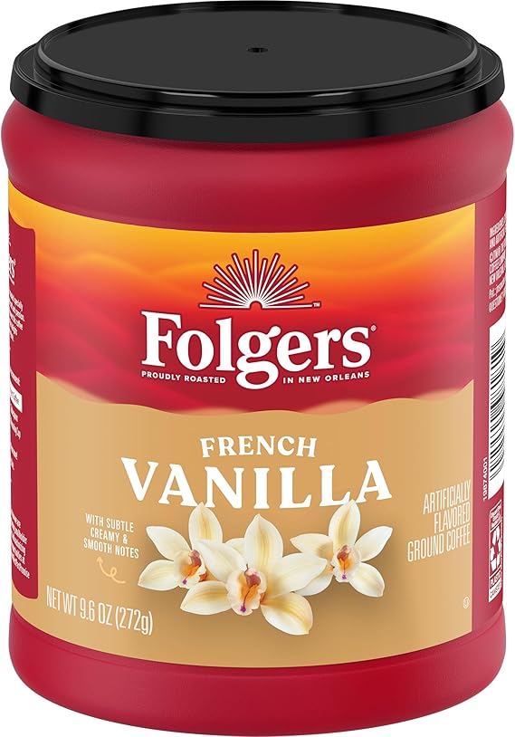 Folgers French Vanilla Coffee 9.6oz (272g) US