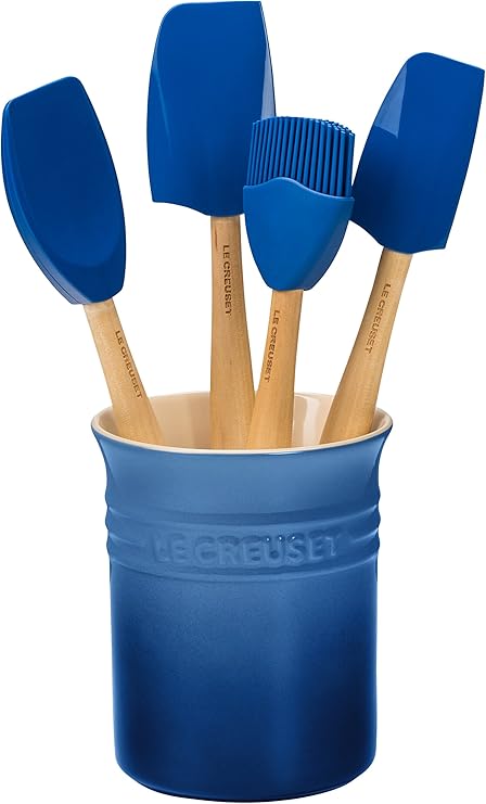 Le Creuset Stoneware & Silicone 5pc. Utensil Crock Set, Marseille