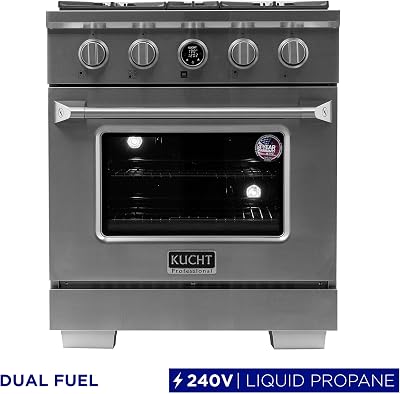 Kucht KXP30LP-SS Range, Stainless Steel