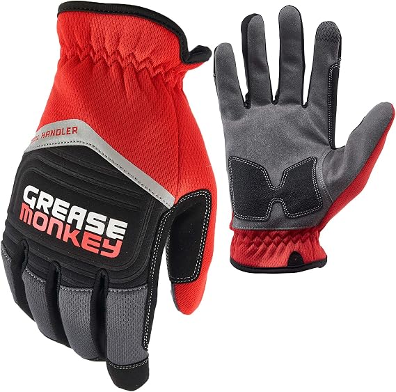 Grease Monkey Pro Tool Handler 2.0 Mechanic Gloves with Touchscreen Capabilities