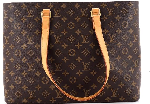 Pre-Loved Luco Handbag Monogram Canvas, Brown