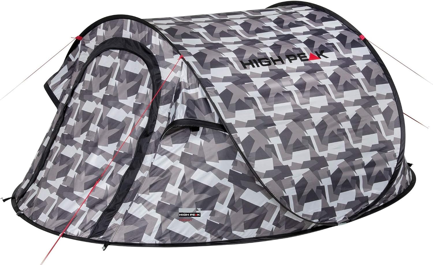 High Peak Vision 2 tent, Pop Up tent, 2 seater, festival tent, super lightweight, quick-open tent, 2000 mm waterproof, UV 60 sun protection, ventilation system, mosquito protection