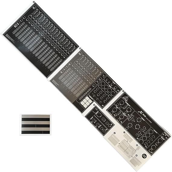 X32 Pro-Mix Core Bundle: High-Contrast Overlay & Magnetic Grouping Strips. Organize Your Console. Mix Faster. (Post-modern)