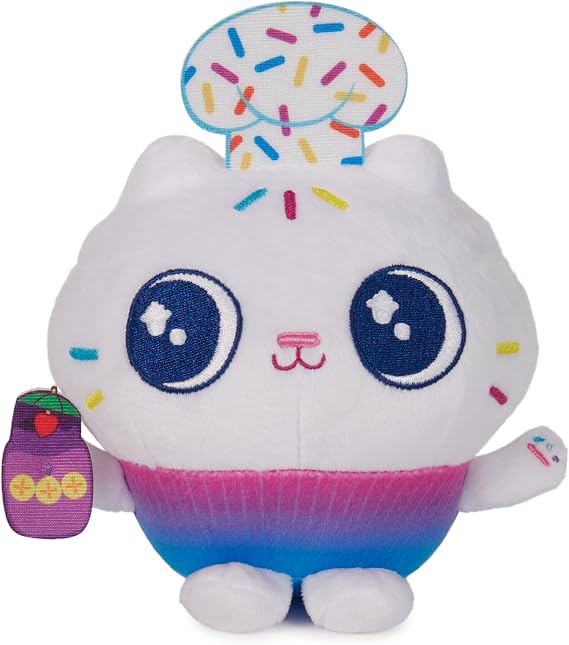 Gabby's Dollhouse 6-inch Cakey Cat Celebration Series Plush Stuffed Animal