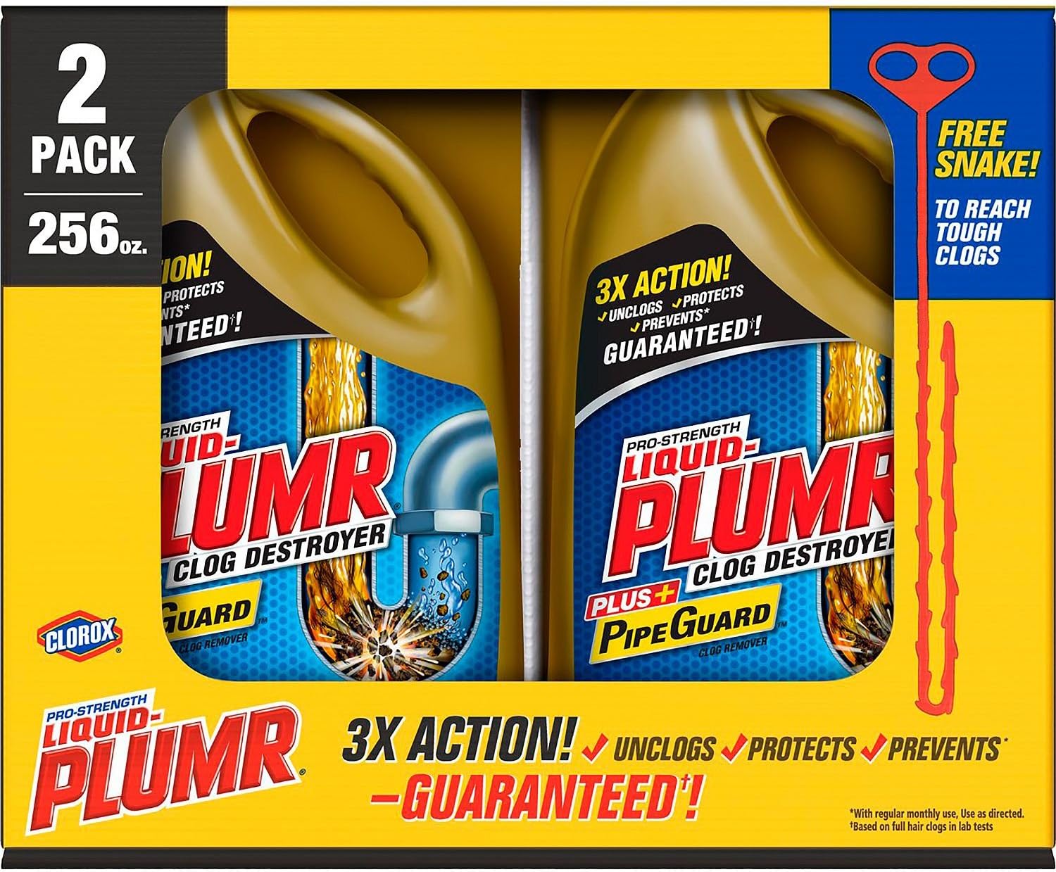 Liquid-Plumr Full Clog Destroyer 2 x 128 oz.