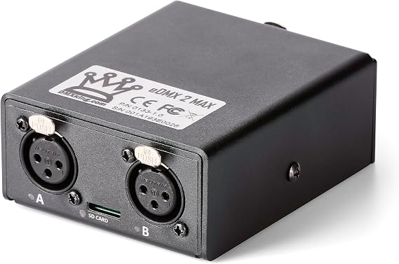 eDMX2 MAX Ethernet DMX Adapter 2 Universe PoE/USB (3-Pin)