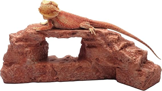 Rock Arch, Reddish Brown, Reptile Habitat Accessory