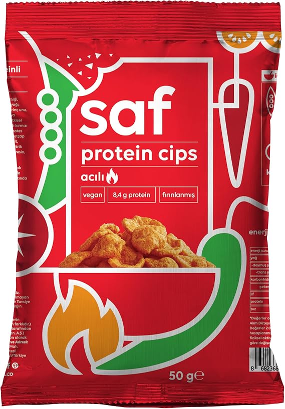 Pure Spicy Protein Chips 50 gr