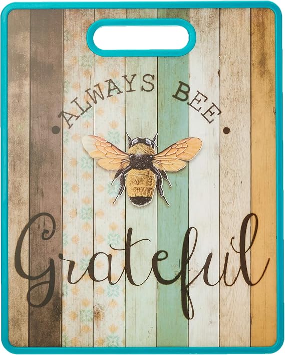 Boston Warehouse 27054 Always Bee Grateful Cutting Board