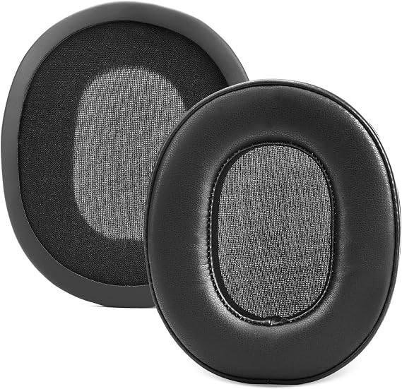 Upgrade Earpads for MV1 MV2 Headphones Protein Leather Cover with Sponge Padding Enhances Auditory Isolating Ear Cushion