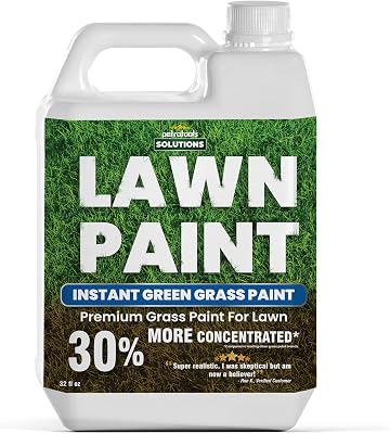 PetraTools Lawn Paint - Green Grass Spray for Lawn & Grass, 32 Oz