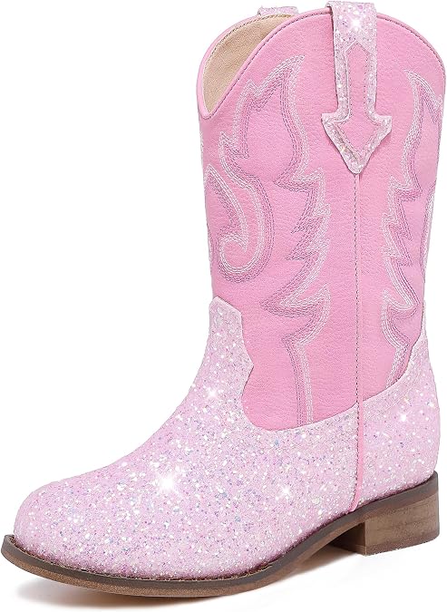 Motasha Cowgirl Boots for Girls Toddler Boys Cowboy Boots Little Kids