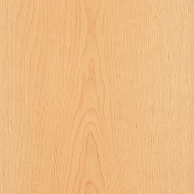 Wood-All Maple Wood Veneer Sheet, Plain SlicedFlat Cut, 24x96,#34;B Grade 10 mil Paperback
