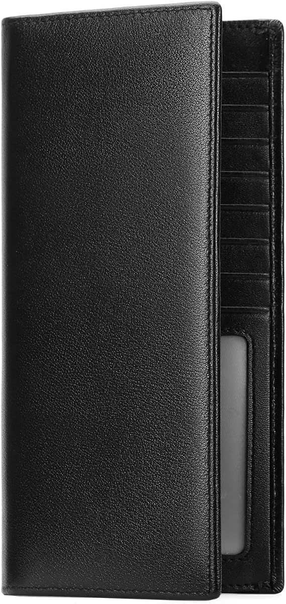 Wallets for Men Genuine Leather RFID Blocking Slim Mens Wallet Bifold Credit Card Holder for Men