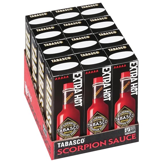 TABASCO Brand Scorpion Sauce, 5 oz (Pack of 12)