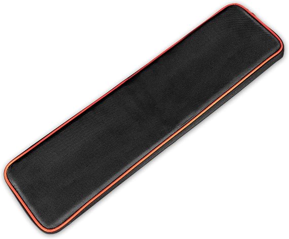 Official Solar Lite Xkey Protection Carrying Case for Xkey 37 Air/USB/LE MIDI Keyboard Controller, Slim, Lightweight, Foam Interior, Double Zippers, Durable Polyester, Stylish Orange Accent