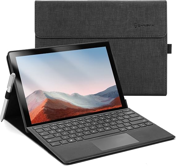 Omnpak Case for Microsoft Surface Pro 7 Plus /7/6 /5/4 with Stylus Holder