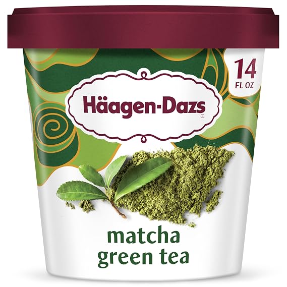 Haagen-Dazs, Green Tea Ice Cream, 14 fl oz (Frozen)