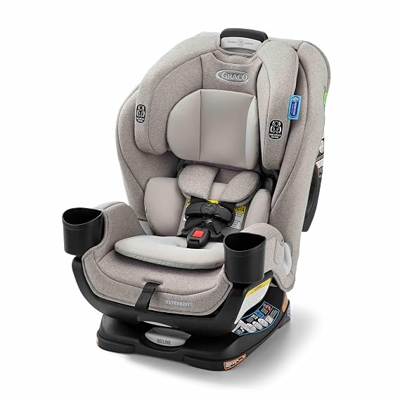 Graco Extend2Fit 3-in-1 Convertible Car Seat, 3 Modes Rear Facing, Forward Facing Baby Car Seat and Highback Booster Seat, Adjustable Extension Panel for Extra Legroom, Ashten