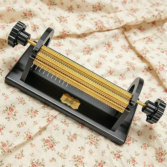 Adjustable Smocking Pleater, 24/32 Row Single Machine, Professional Sewing Tool, Needle Spacing 0.5cm, for DIY Dress Patterns and Craft Sewing 24rows