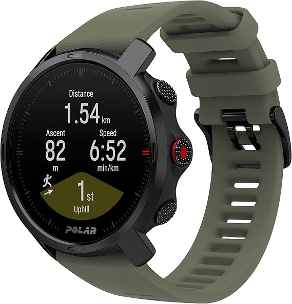 Polar Grit X - Rugged Multisport GPS Smart Watch - Ultra-Long Battery Life, Wrist-based Heart Rate, Military-Level Durability, Sleep and Recovery, Navigation - Trail Running, Mountain Biking