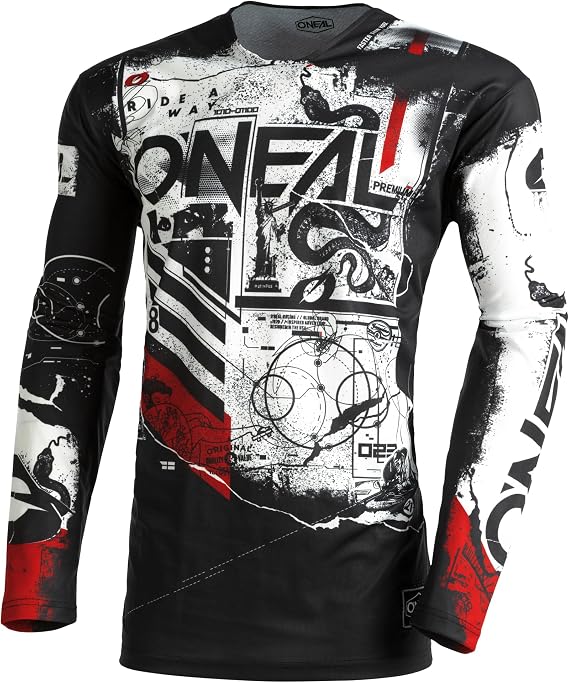 O'NEAL Mayhem Scarz Youth Jersey, Black/White MD