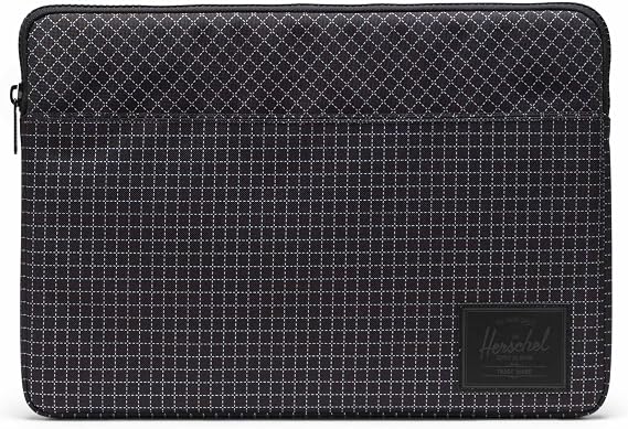 Herschel Supply Co. Anchor 15-16 Inch Sleeve, Grid - Black