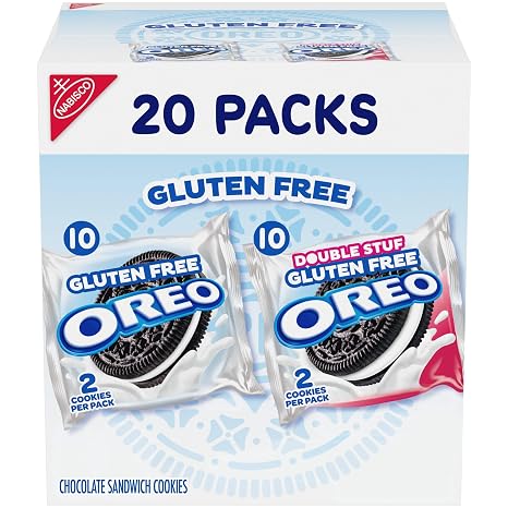 OREO Gluten Free Original & Double Stuf Chocolate Sandwich Cookies Variety