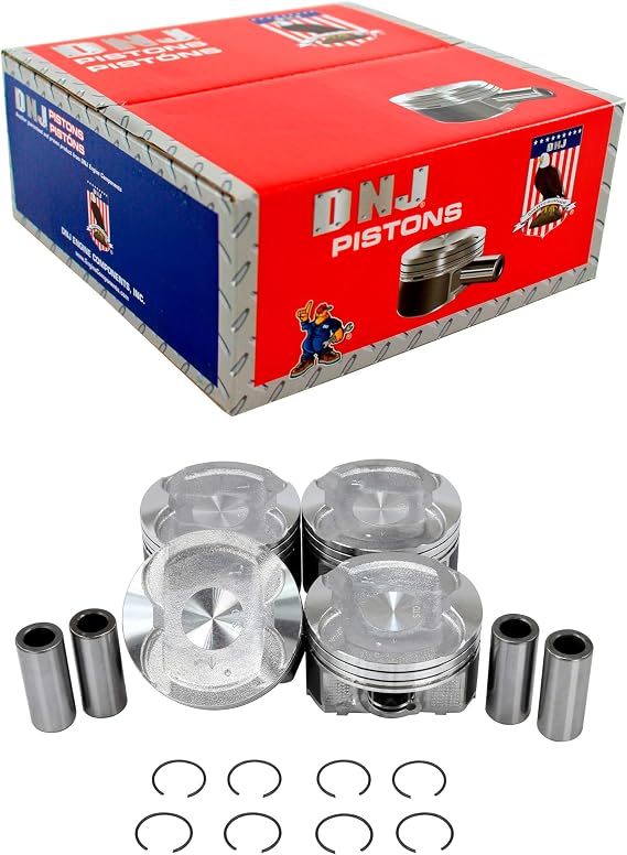 DNJ P4345A Piston Set Standard Size For 13-15 Subaru Impreza, XV Crosstrek 2.0L H4 DOHC Naturally Aspirated FB20
