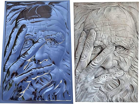 SvitMold DIY 3D Wall Panel Mold Plaster Wall Art Decor Decorative Wall Tile Panel 3D03