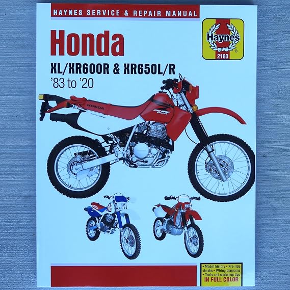 i5motorcycle Service & Repair Manual Compatible with Honda Honda XL600 XR600 XL650 XR650 XR650L XR XL 600 650 650L 1983-2020