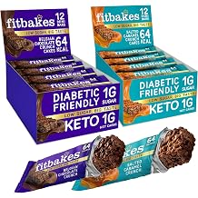 Fit bakes Keto Chocolate Bar Bundle : Belgian Chocolate Crunch & Salted Caramel Crunch, Sweet Diabetic Chocolate Biscuit, Keto Snacks Protein, Low Calorie Snack, 64 Calories, Fitbakes