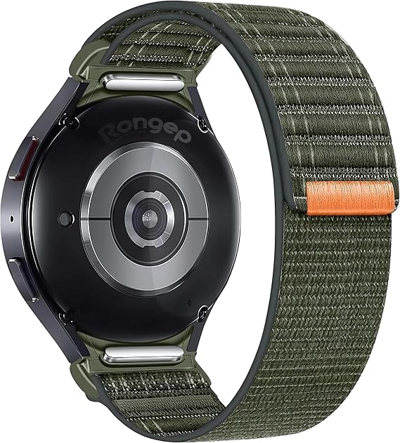 Rongep New Generation Connection Comfort Loop 20mm Cord Compatible with Samsung Galaxy Watch 7 Cord for 7/6/5/4 Series (40mm/44mm) Watch 6/4 Classic (47/43/42mm) Watch 5 Pro Compatible