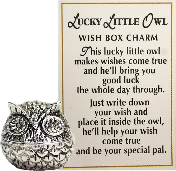 Ganz Luck Little Owl Wish Box