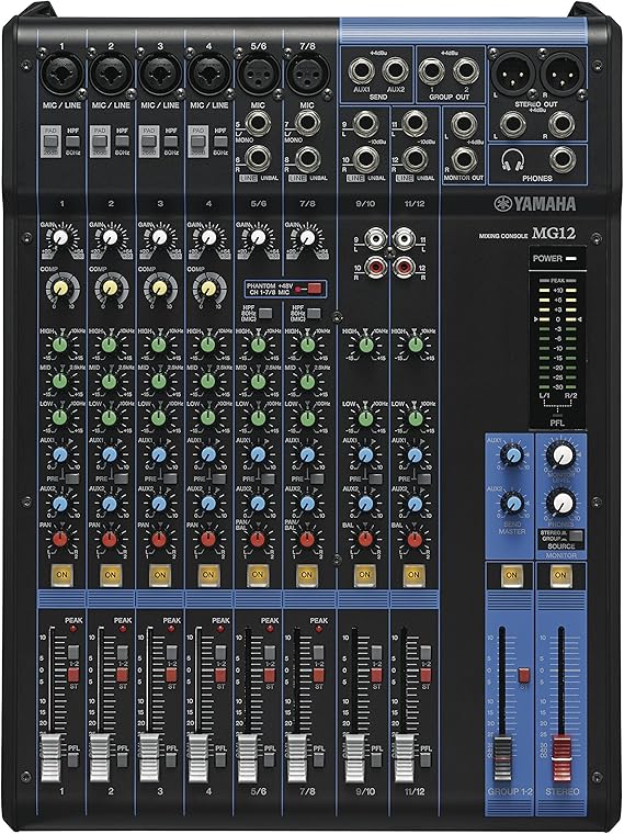 Yamaha MG12 12-Input 4-Bus Mixer