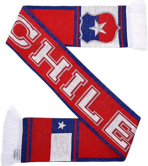 Chile Soccer Knit Scarf