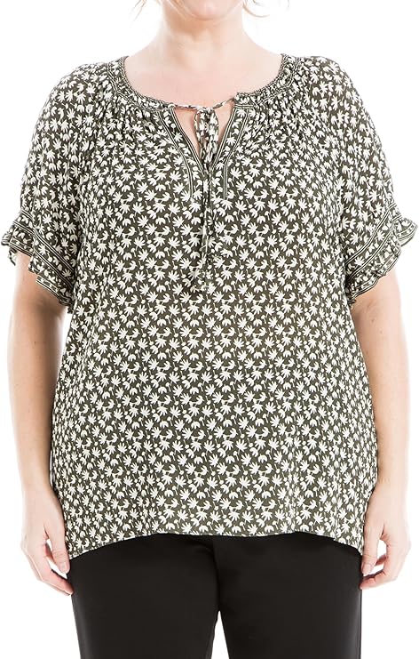 Max Studio Womens Tie Front