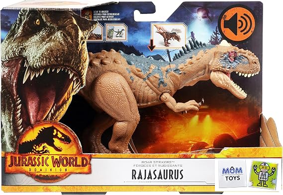 Jurassic World Rajasaurus Dinozor Aksiyon Figürü Dino Kids Roar Strike Özelliği Saldırı Kükreme Hediye Paketi ile 2 My Outlet Alışveriş Merkezi Çıkartması