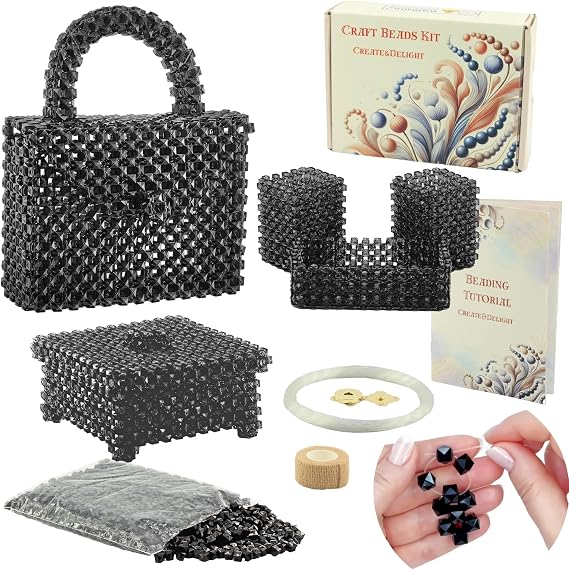 DIY Bead Kit for Adults: Craft Supplies for Weaving Beaded Cute Things