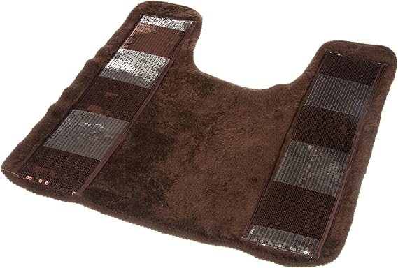 Popular Bath 715101 Contour Bath Rug, Elite Collection, 23" x 10.5", Orb