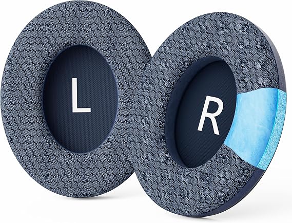 Replacement Ear Pads for Bose 700 (NC700) Noise Cancelling Headphones - Cooling Gel Cushions with Breathable Mesh Fabric and High-Density Memory Foam - Blue