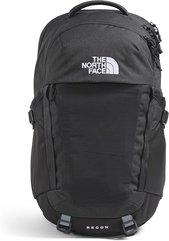 The North Face Recon Laptop Pack, Asphalt Gy Lt Hth/TNF Blk-NPF, OSFA