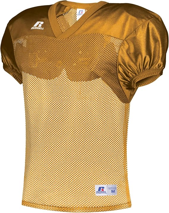 Russell Athletic Mens Mens Stock Practice Jersey Mesh Top Football Jersey for Men, Ideal for Training and Game Day