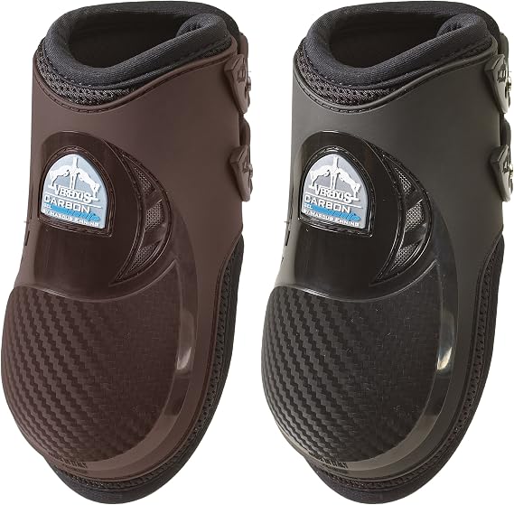 VEREDUS Unisex Carbon Gel Vento Open Rear Boot Brown Medium