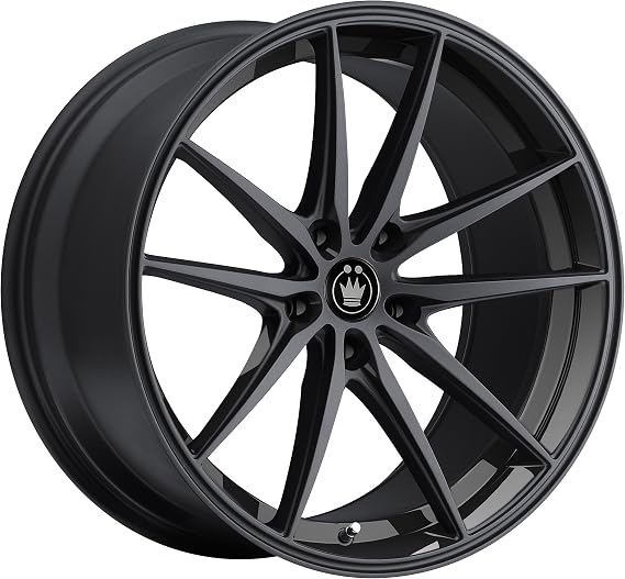 Konig OVERSTEER Gloss Black Wheel with Painted Finish (18 x 9. inches /5 x 100 mm, 42 mm Offset)