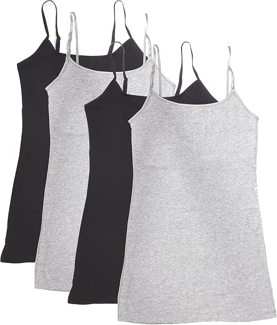 4 Pack Active Basic Women's Basic Tank Tops